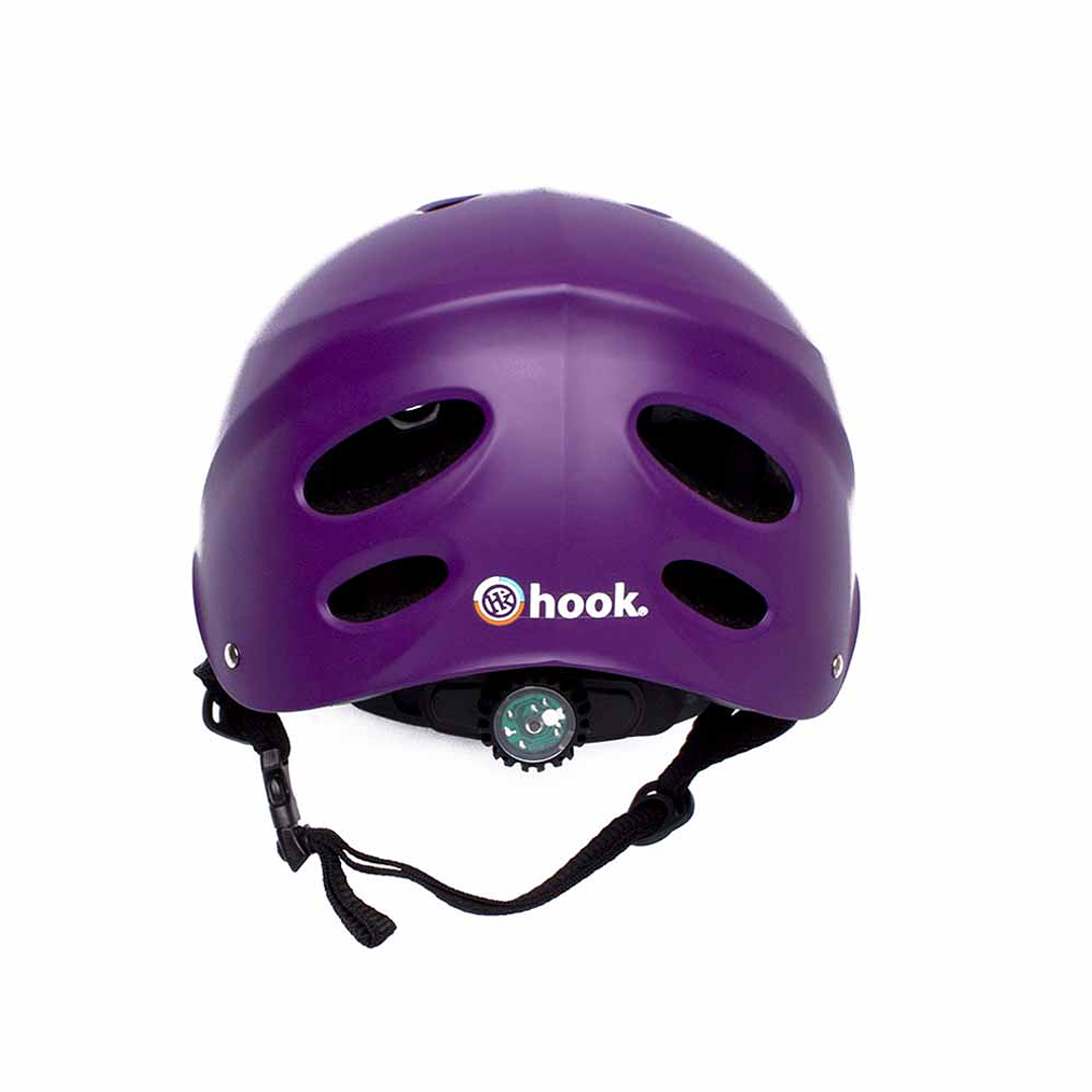 CASCO HOOK STREET CON LUZ MORADO TALLA M(54-57) 3