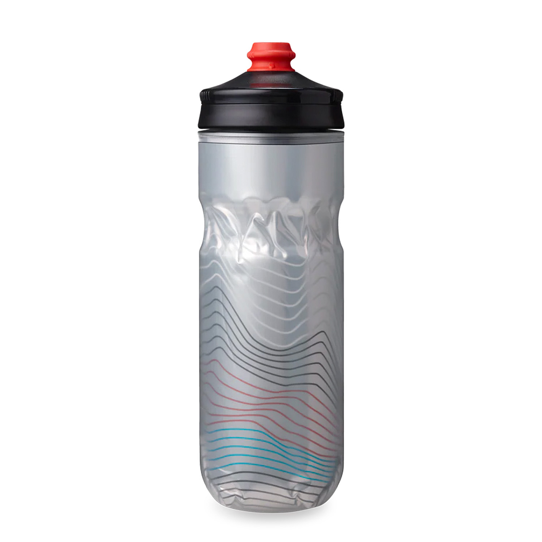 Botella de Agua Surge Valvula Antiderrame 600ml Ascent Silver 2