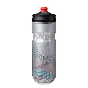 Botella de Agua Surge Valvula Antiderrame 600ml Ascent Silver