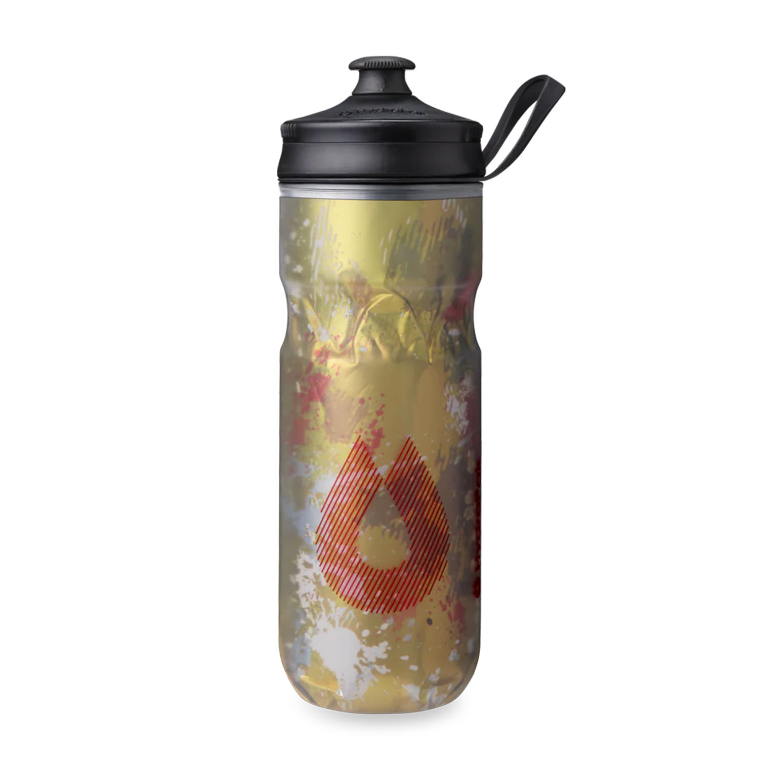 Botella de Agua Sport 600ml Splash Gold