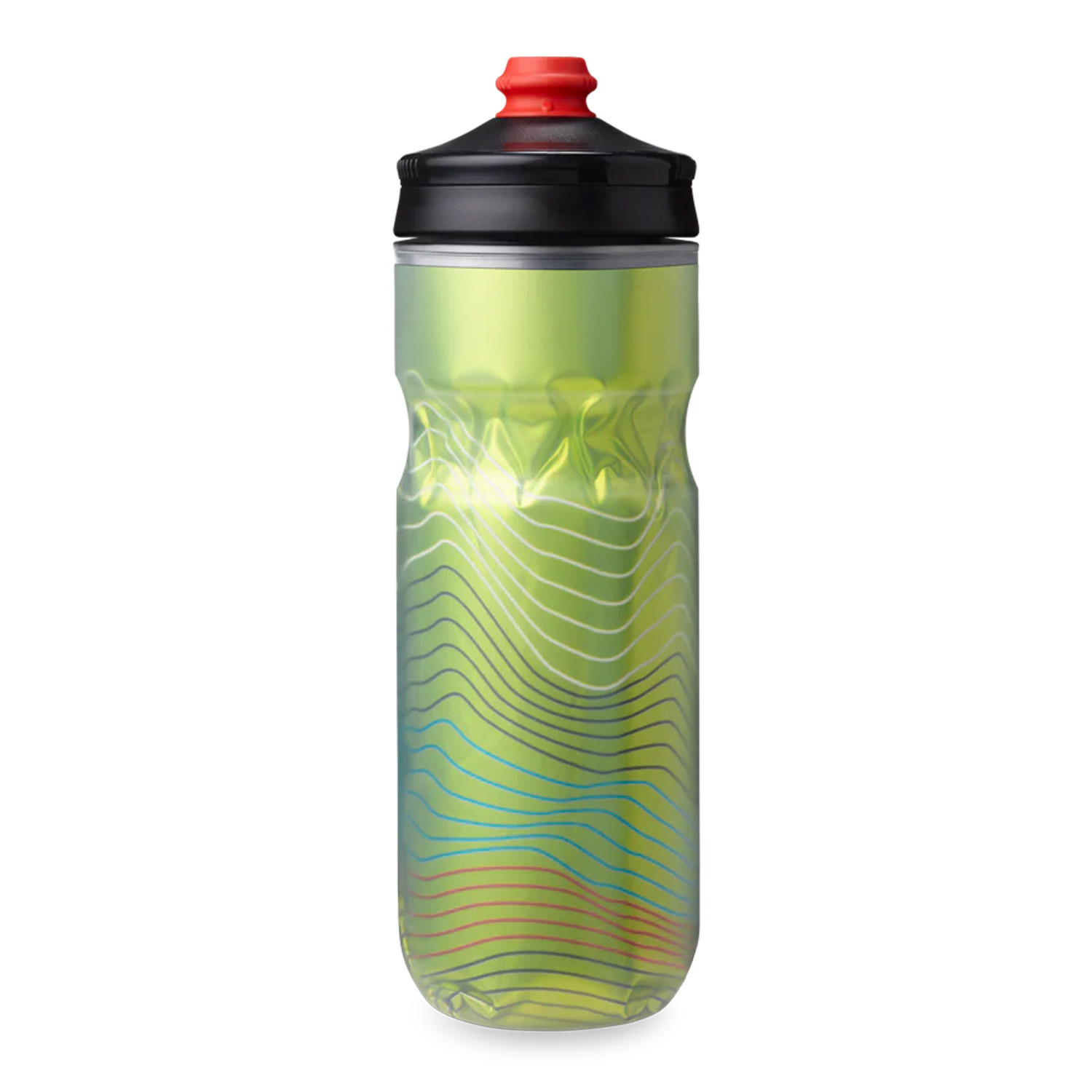 Botella de Agua Surge Valvula Antiderrame 600ml Ascent Yellow