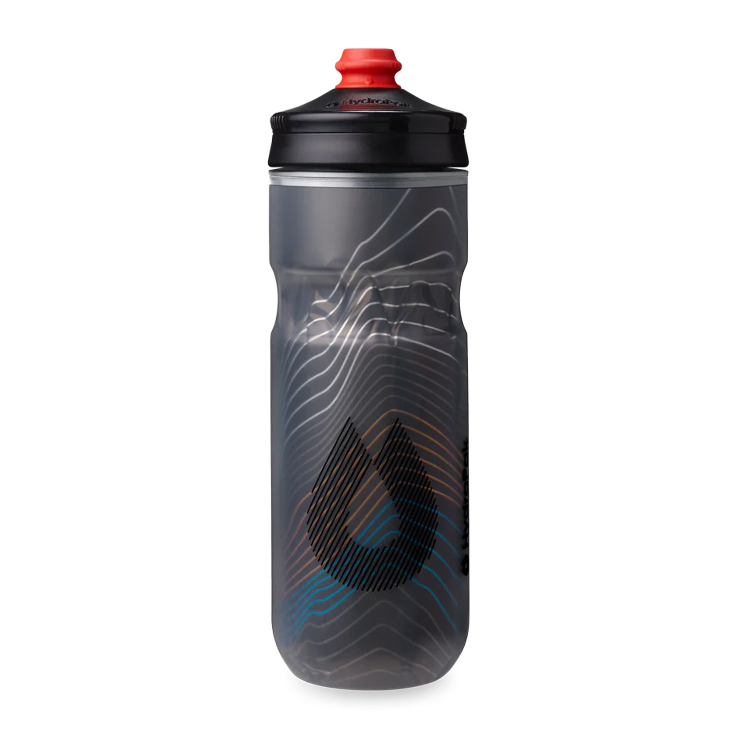 Botella De Agua Cleanspring Transparent Negro 600ml
