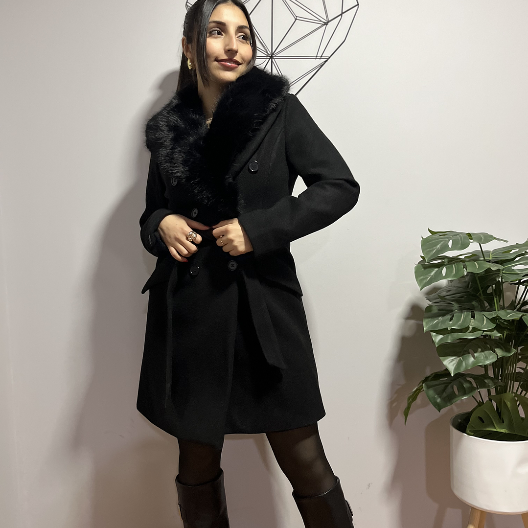 Abrigo largo de paño 2