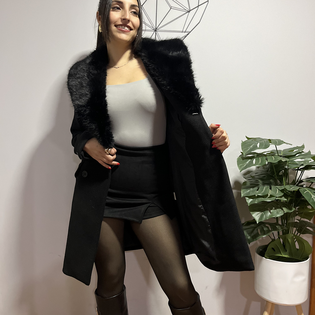 Abrigo largo de paño 3