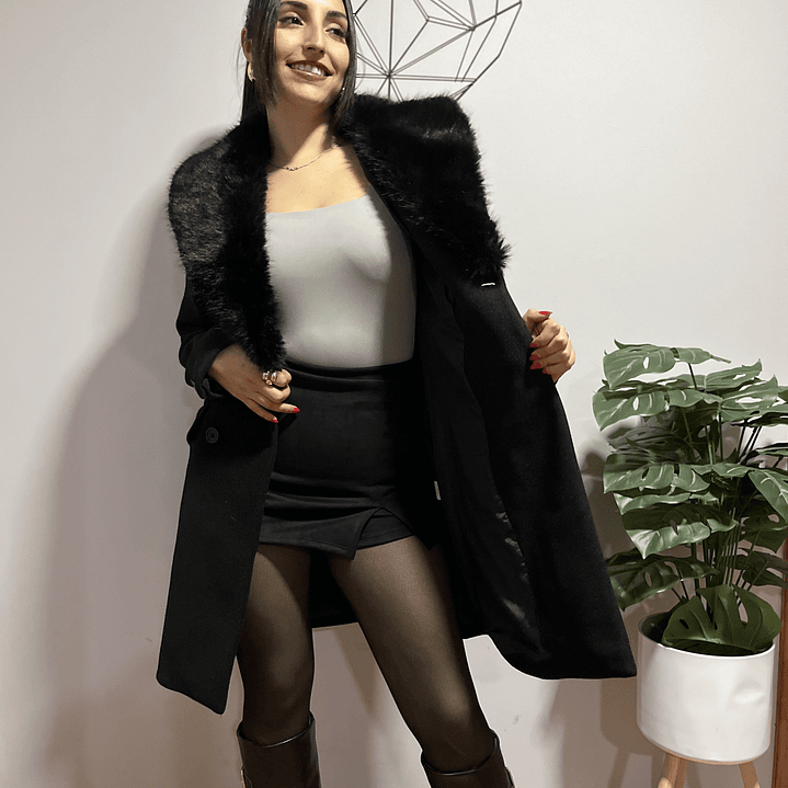 Abrigo largo de paño 3