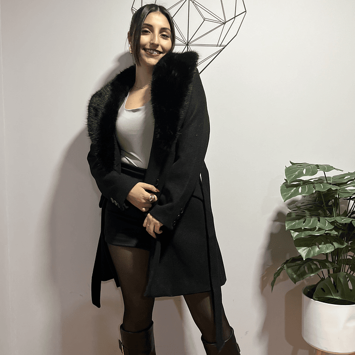 Abrigo largo de paño 1