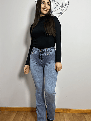 Jeans Flare Celeste Nevado