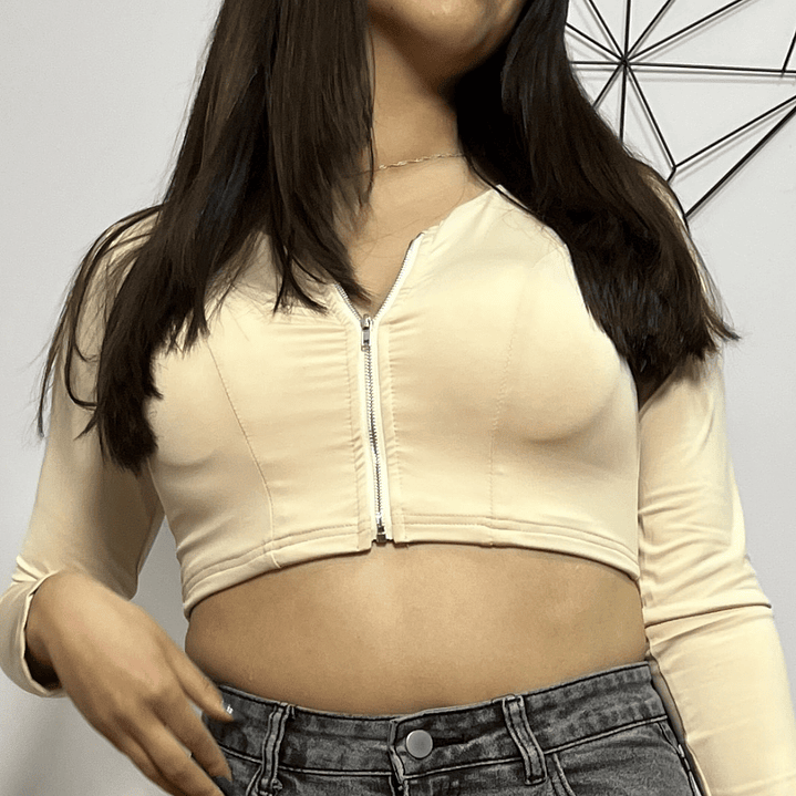 Crop Top manga larga 2