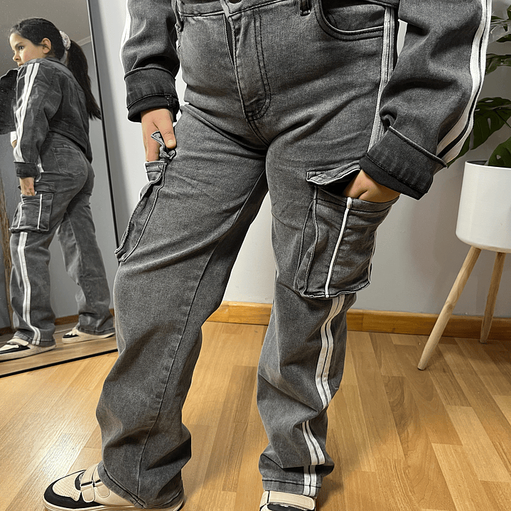 Jeans Cargo Niña  2