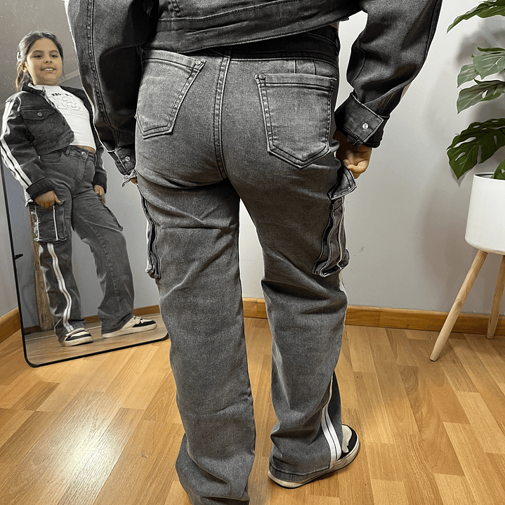 Jeans Cargo Niña  3