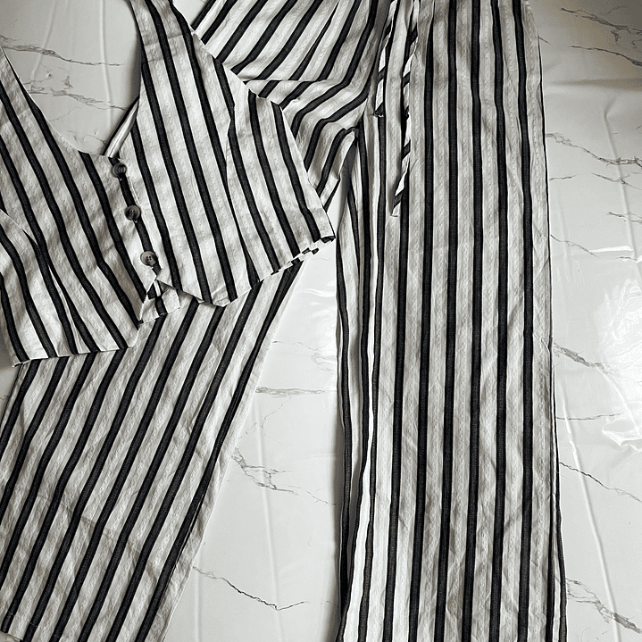 Pantalón Lino a Rayas 1