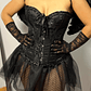 Corset Victoriano Negro  - Miniatura 3