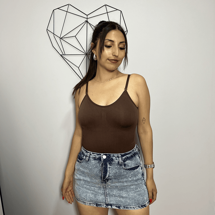 Falda Short de Jeans con Brillos 2