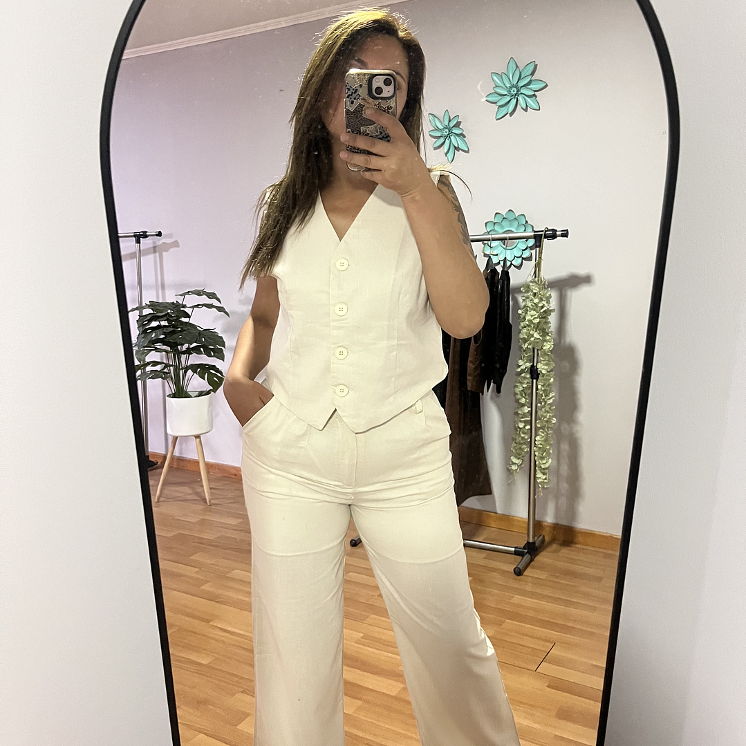 Pantalón y Gillette de Lino  3