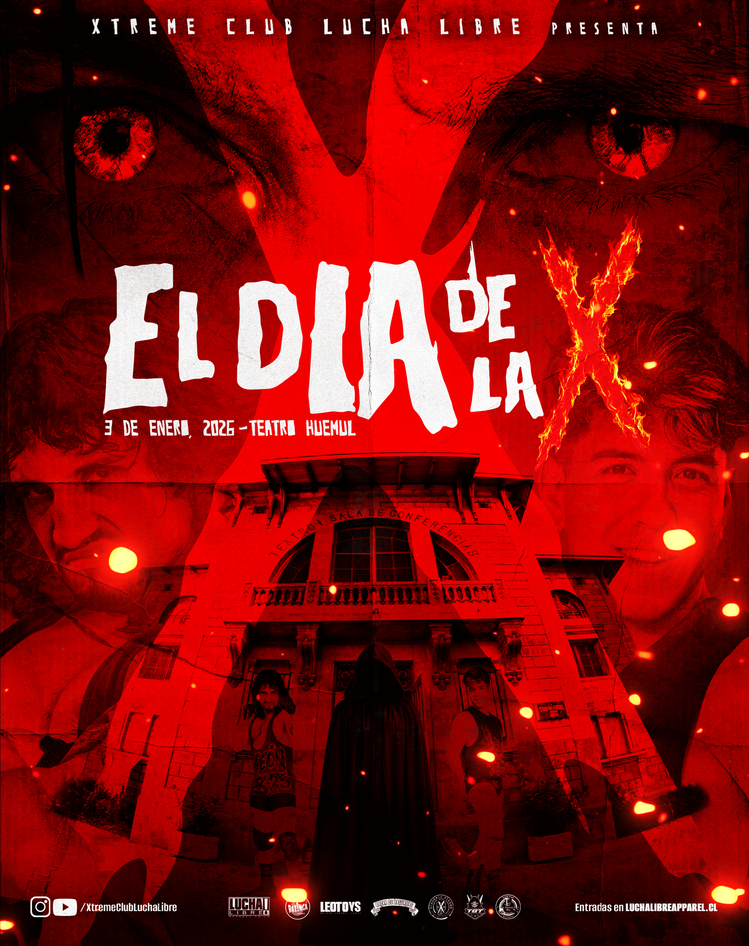 Entradas Xtreme Club Lucha Libre - El Día de la X 2026 1