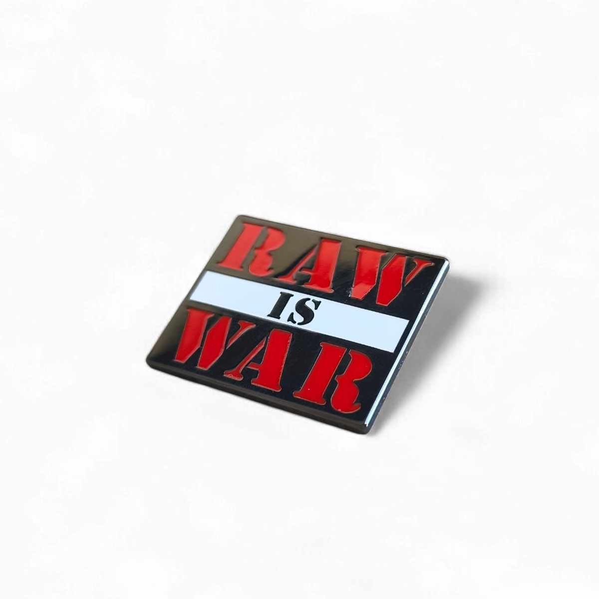Pin Raw Is War Logo 1