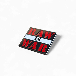 Pin Raw Is War Logo