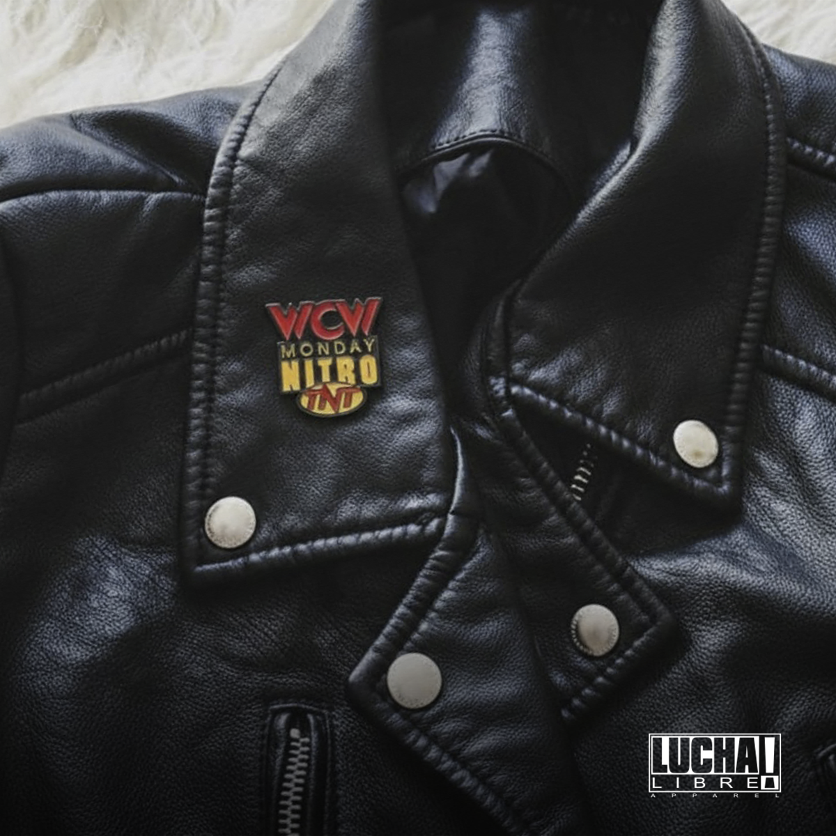 Pin WCW Monday Nitro Logo 2