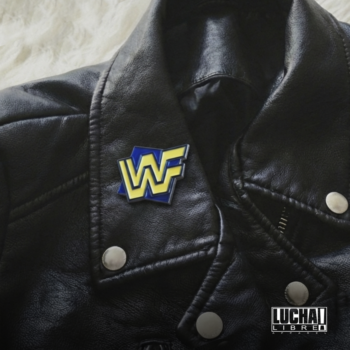 Pin WWF Block Logo 2