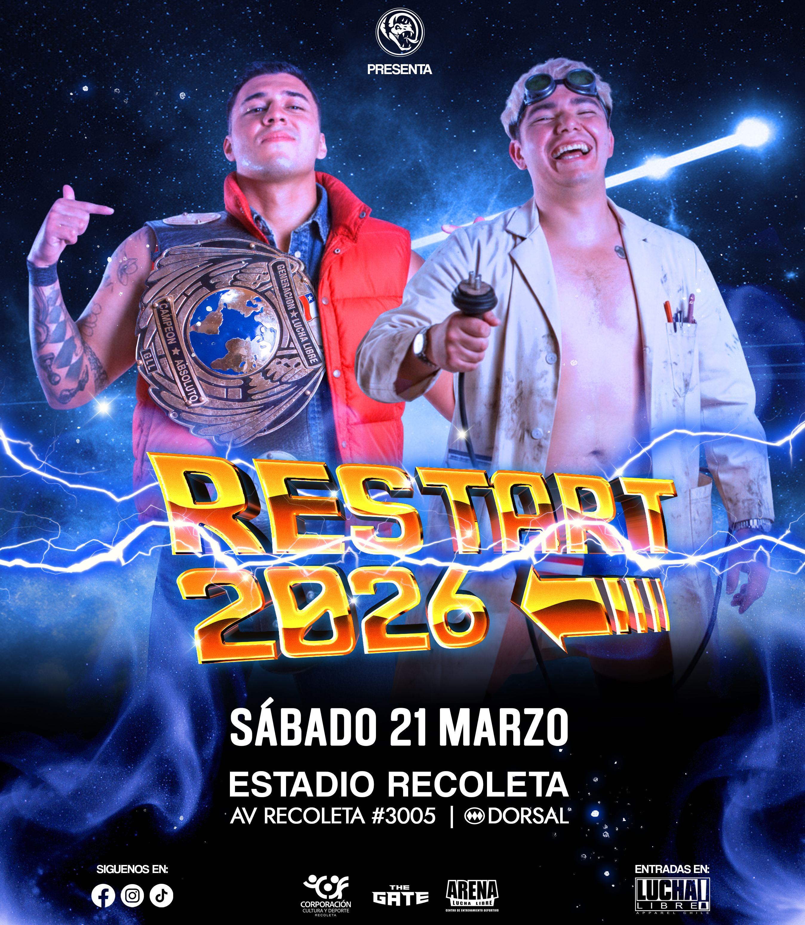 Entradas Generación Lucha Libre - Restart 2026 1