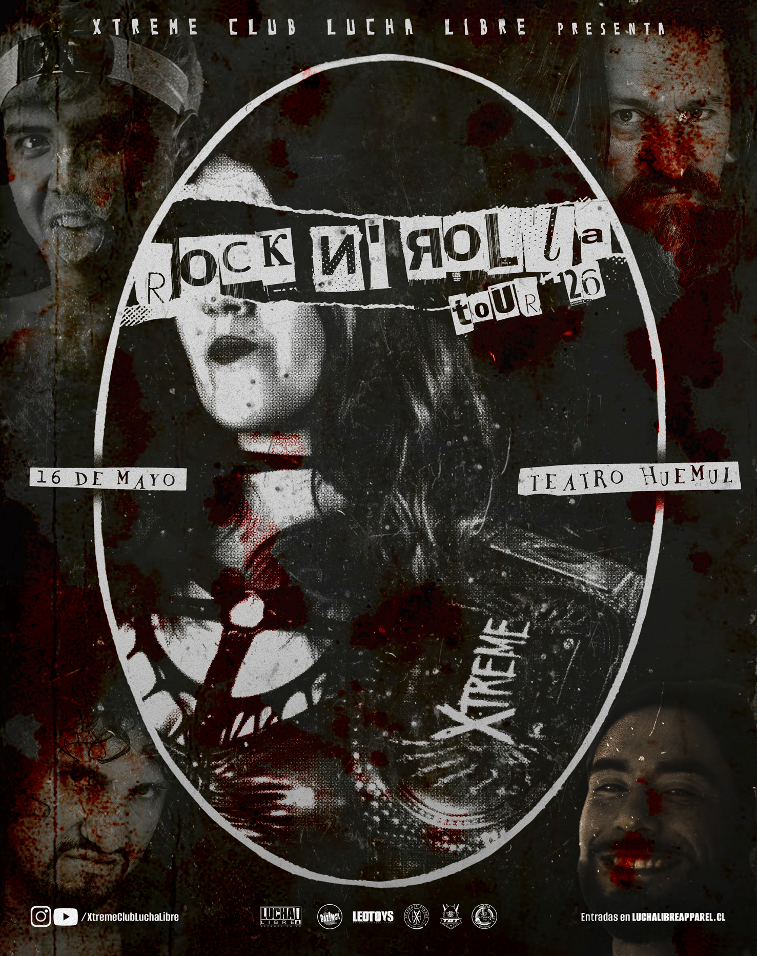 Entradas Xtreme Club Lucha Libre - Rock N' Rolla Tour '26 1