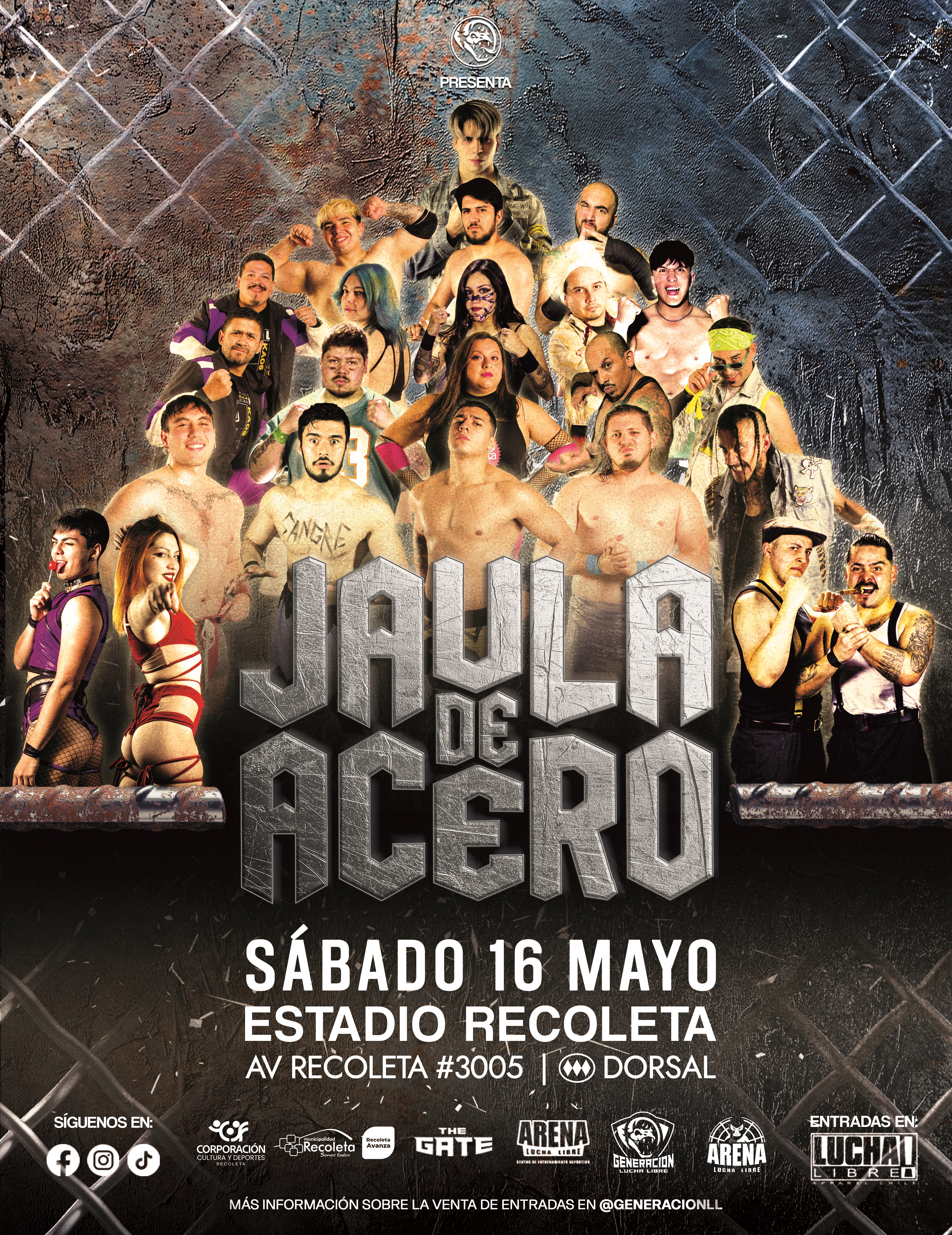 Entradas Generación Lucha Libre - Jaula de Acero 2026 1