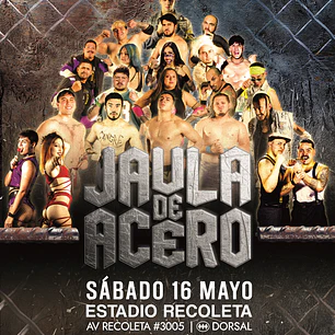 Entradas Generación Lucha Libre - Jaula de Acero 2026