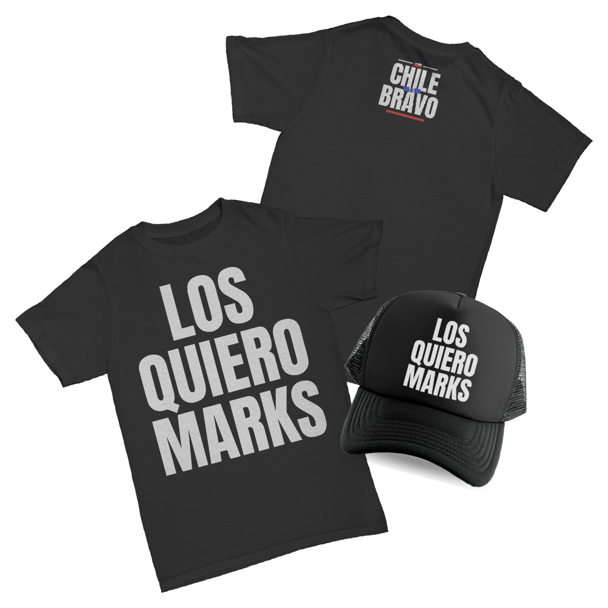 Valentín Bravo - Los Quiero Marks [Polera + Jockey] 1