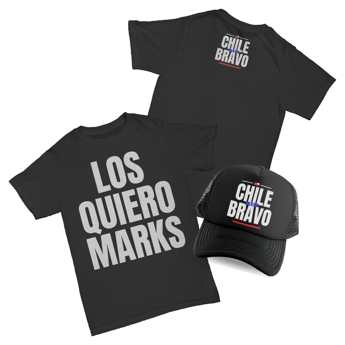 Valentín Bravo - Los Quiero Marks [Polera + Jockey] 2