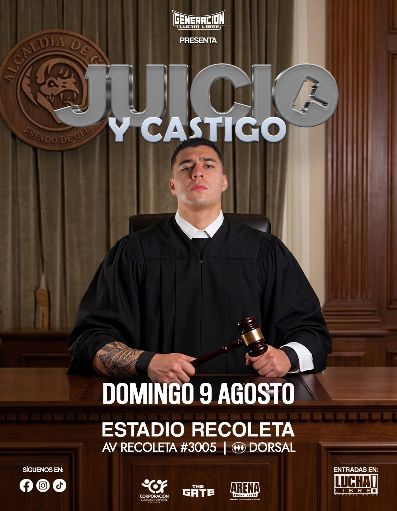 Entradas Generación Lucha Libre - Juicio y Castigo 2026 1