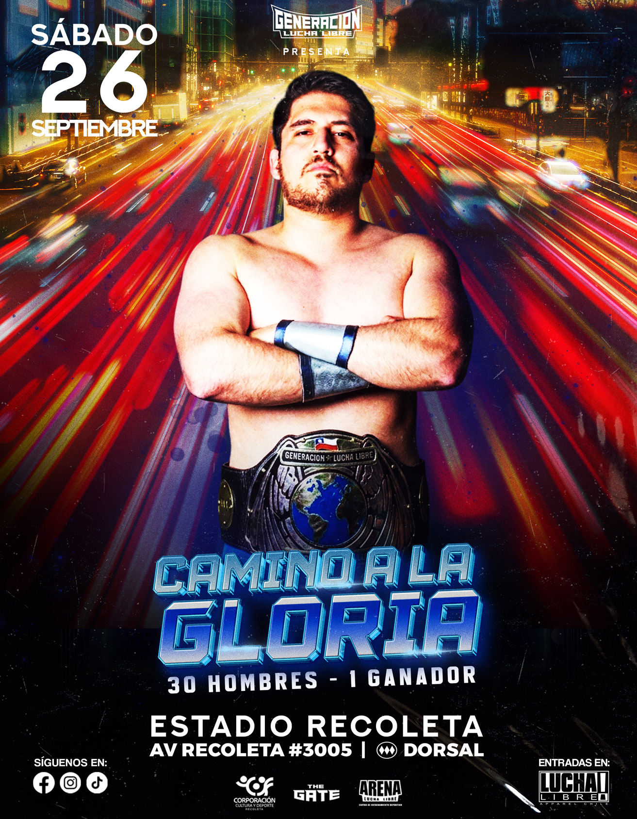 Entradas Generación Lucha Libre - Camino a la Gloria 1
