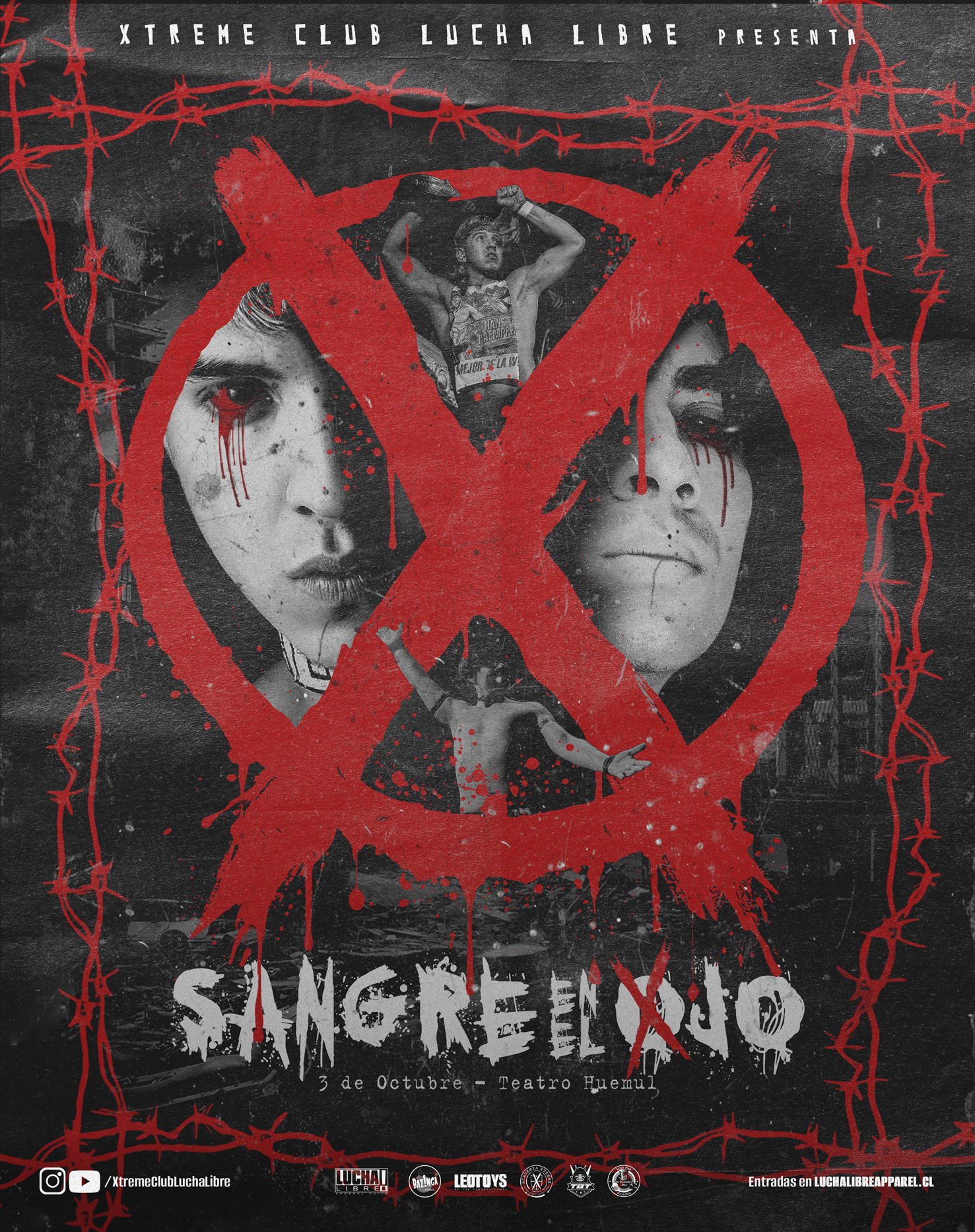 Entradas Xtreme Club Lucha Libre - Sangre en el Ojo 2026 1