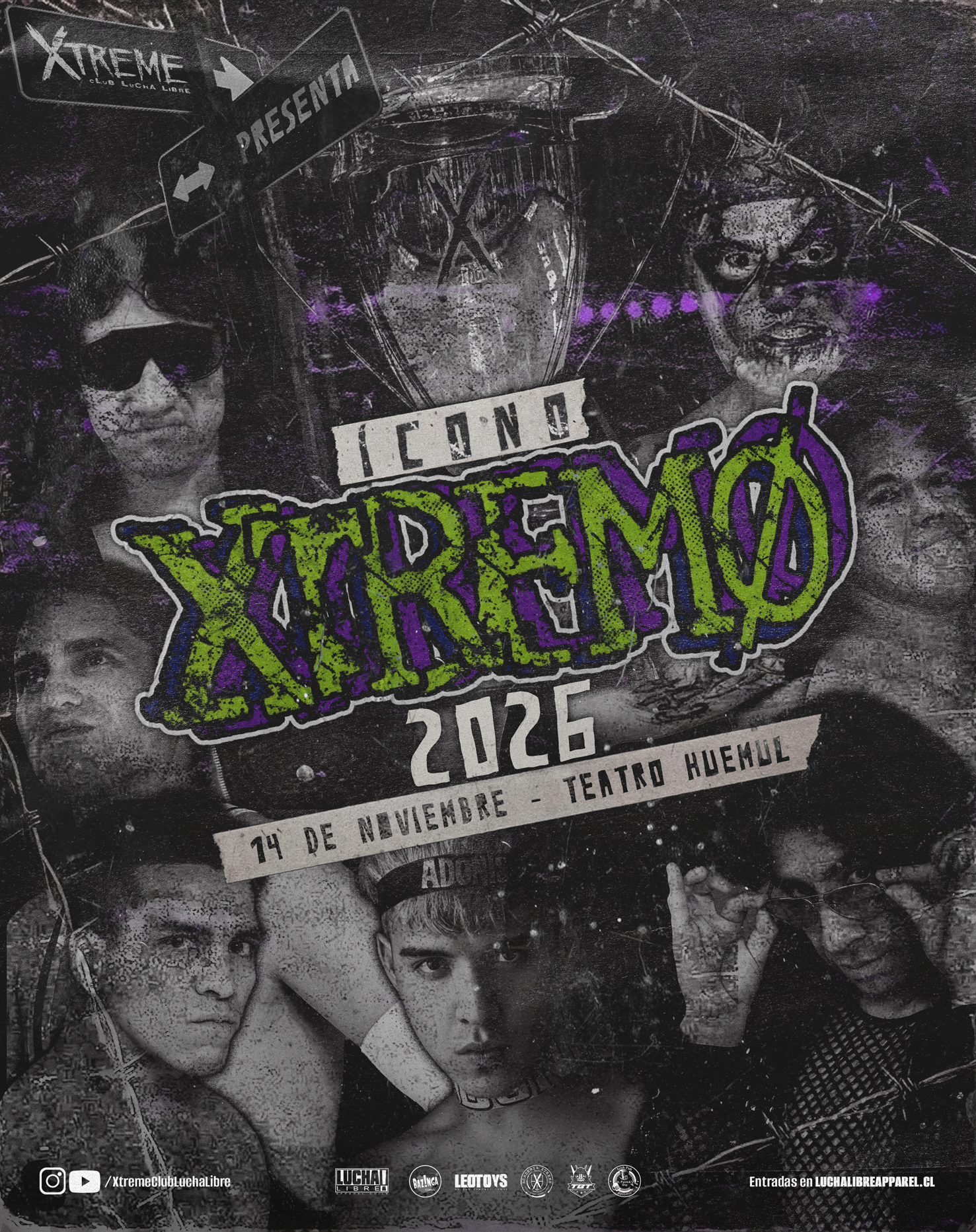 Entradas Xtreme Club Lucha Libre - Ícono Xtremo 2026 1