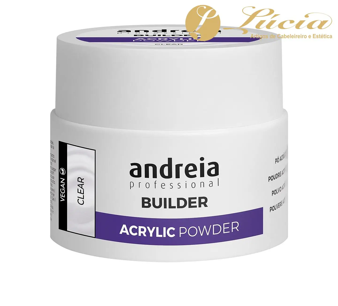 Andreia Pó acrílico clear 35gr 1