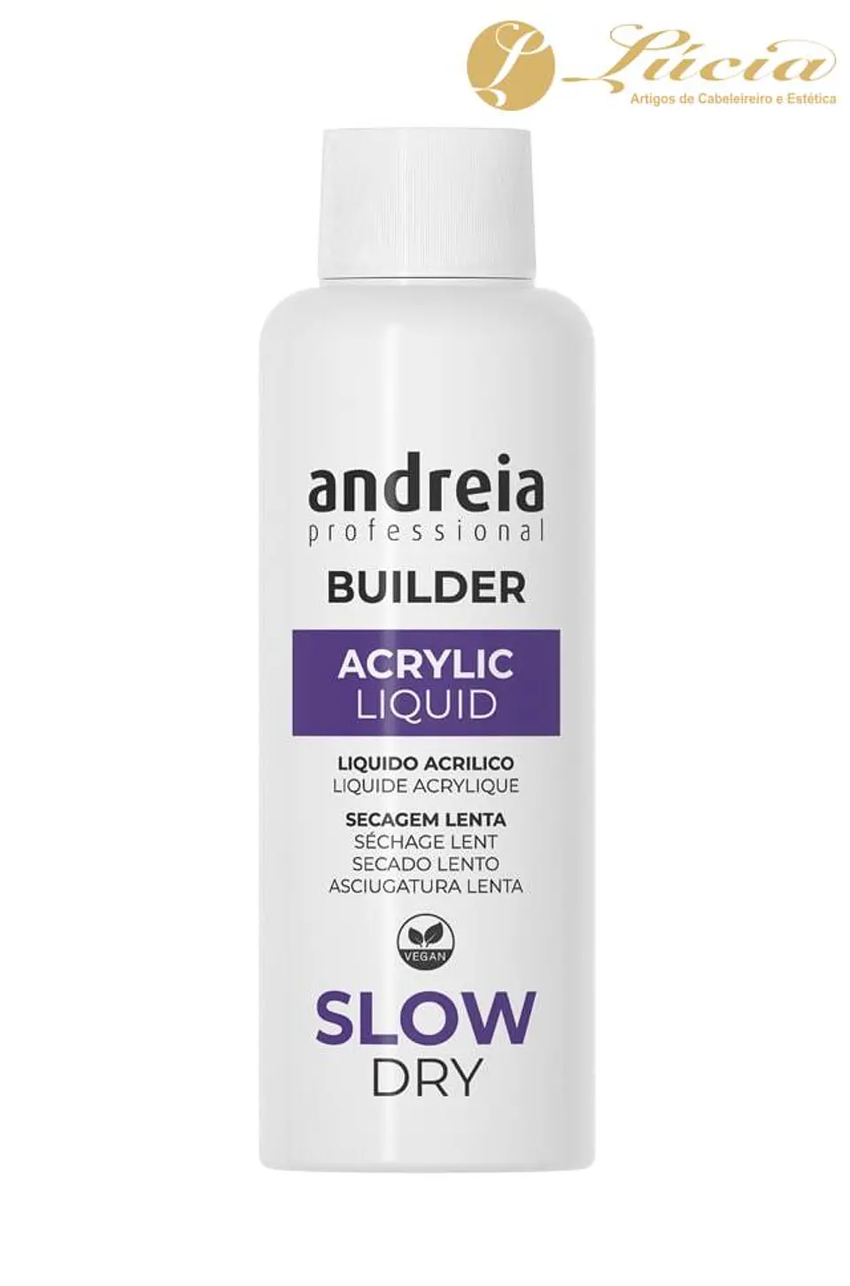 Andreia Liquido Acrílico Secagem Lenta 100ml 1