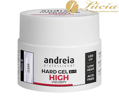Gel 2 em 1 Clear 44gr - Viscosidade alta