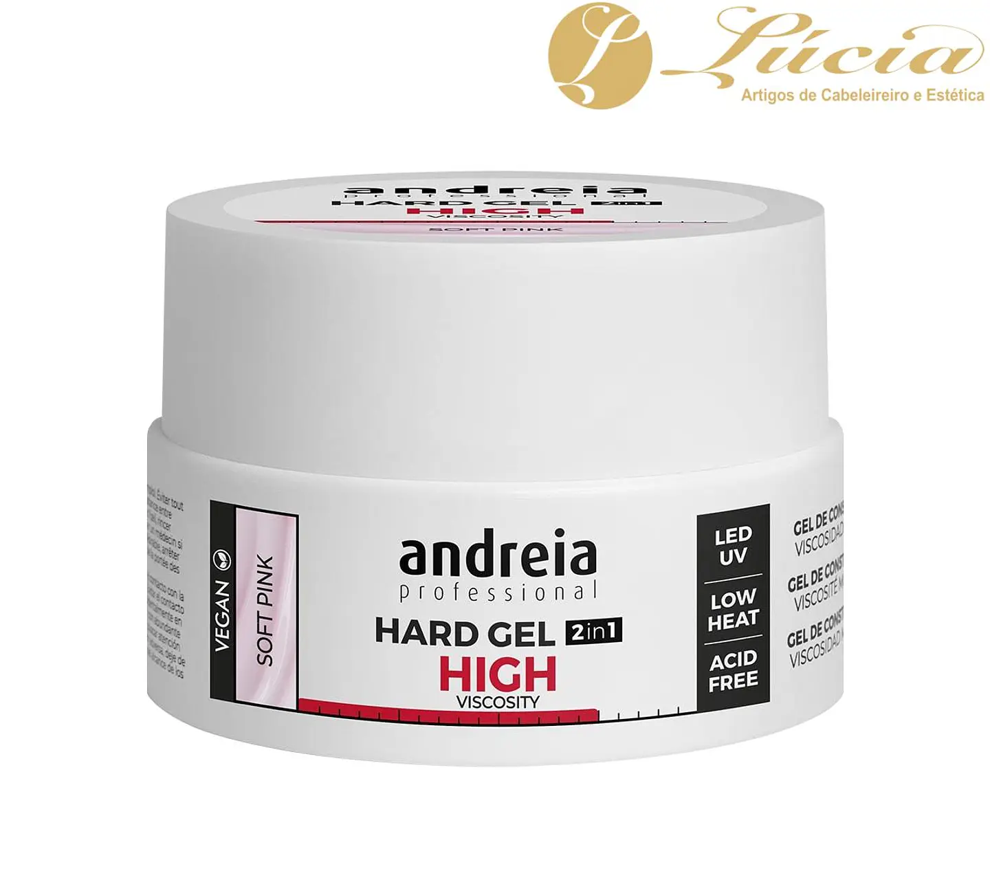 Gel 2 em 1 Soft Pink 22gr - Viscosidade Alta 1