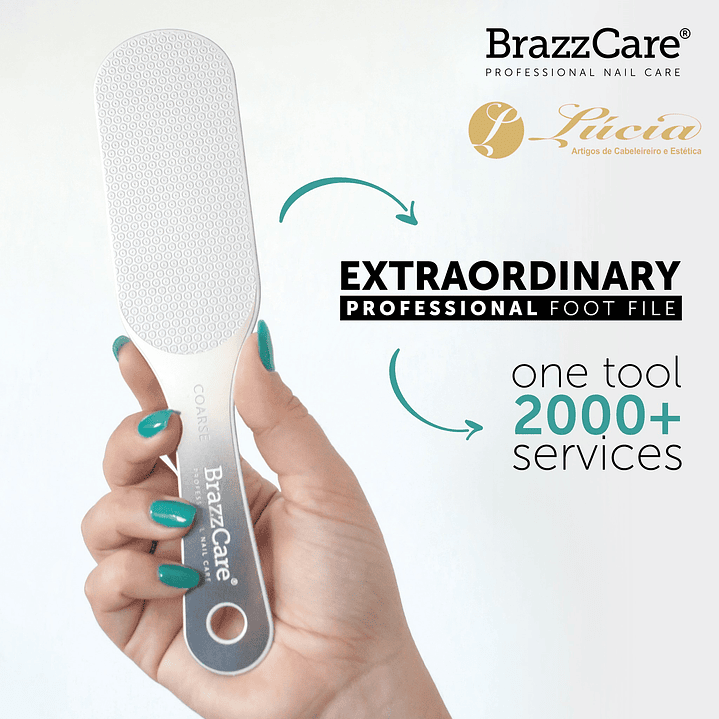 Lixa para pés Brazzcare 1