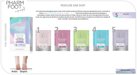 Pharm Foot - One Shot Pedicure 3x5ml + 2x3ml