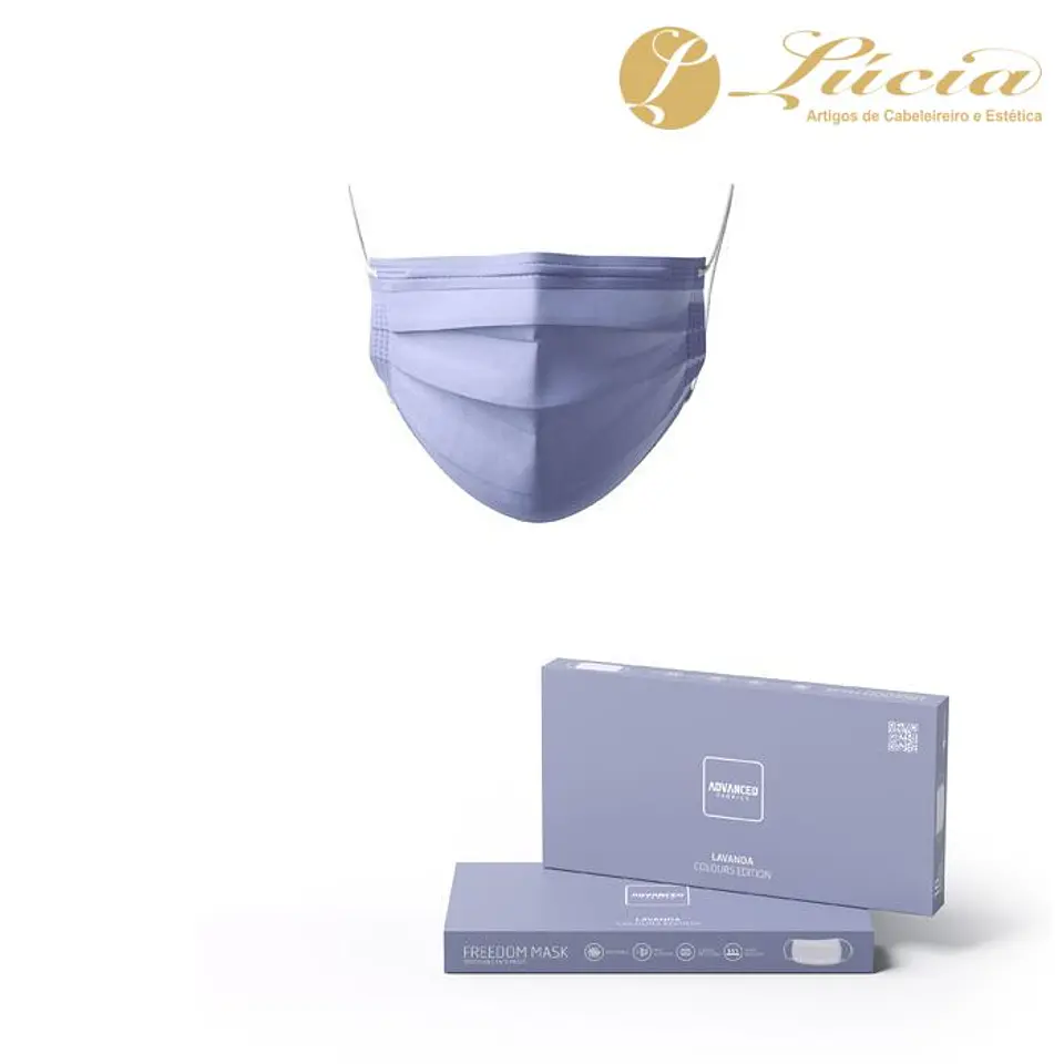 Máscaras Cirúrgicas Lavanda (pac. 10unid) 1