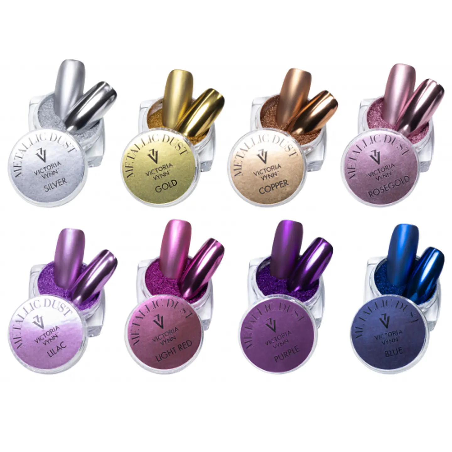 Mettalic Dust - Pó metalizado para nail art 2