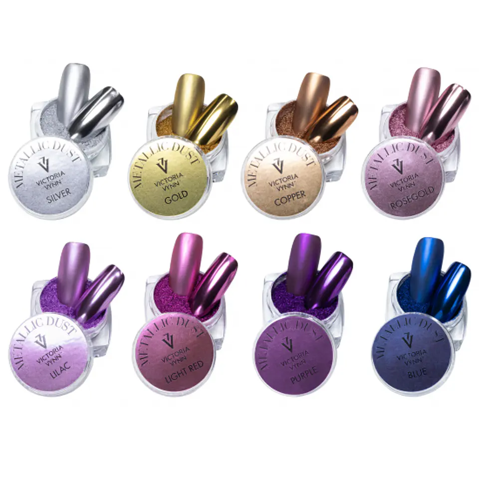 Mettalic Dust - Pó metalizado para nail art 2
