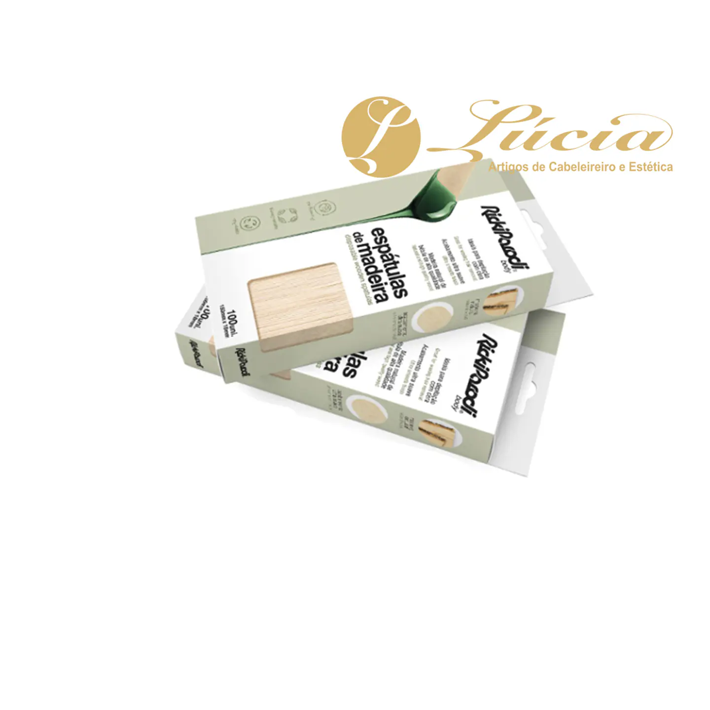 Espátulas de madeira buço 112mm 1