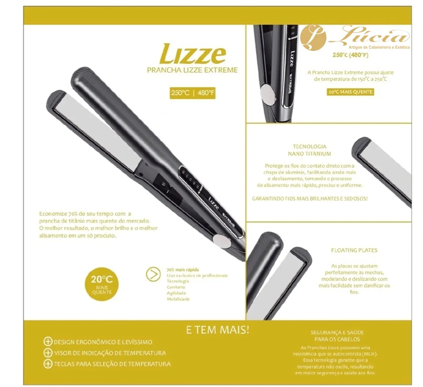 Prancha Lizze Extreme 2