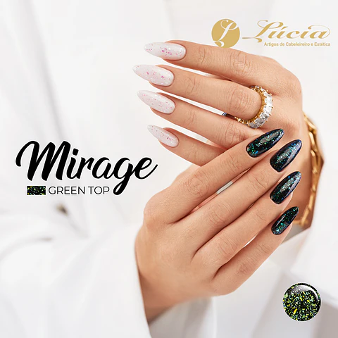 Victoria Vynn Top Mirage No Wipe Green