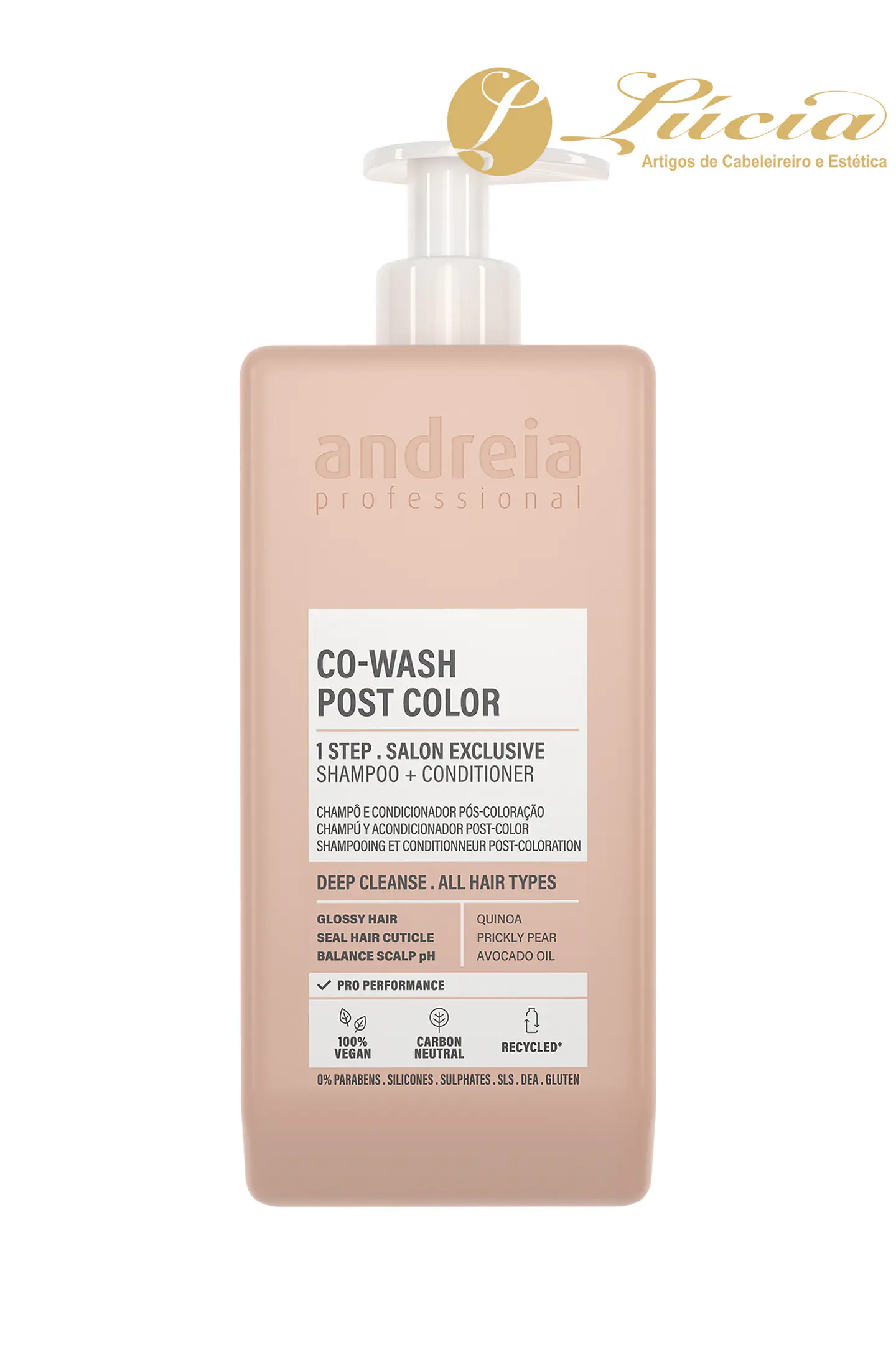 Co-Wash Post Color Champô + Condicionador 1000ml 2