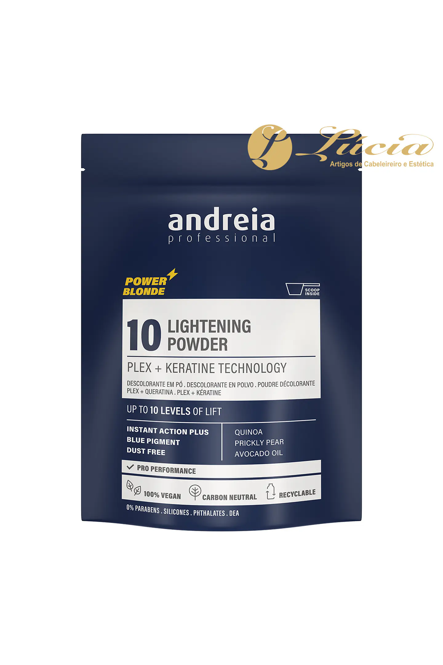 Power Blonde 10 Pó Descolorante Azul 500gr 1