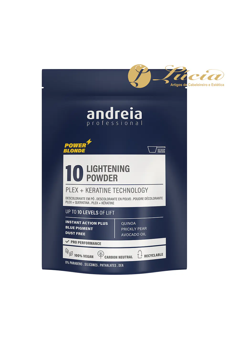 Power Blonde 10 Pó Descolorante Azul 500gr 1