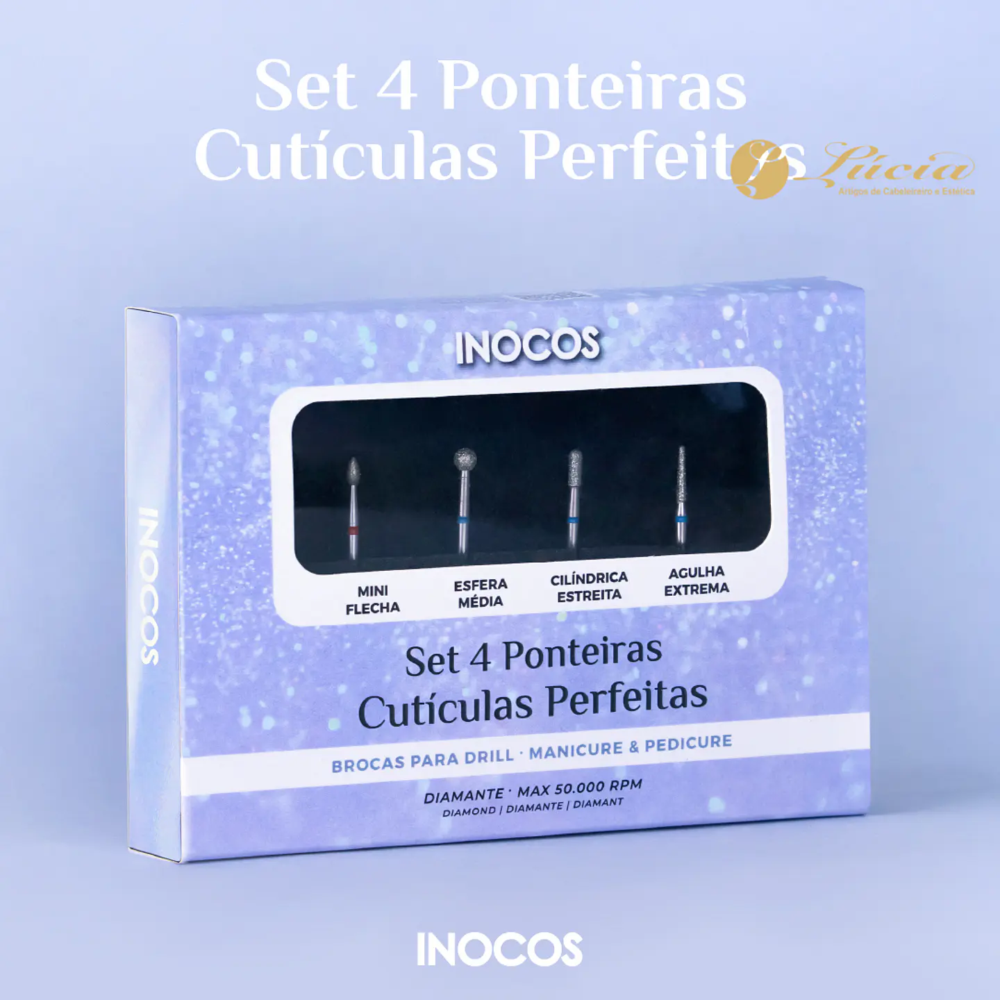 Kit ponteiras Inocos - Cutículas Perfeitas 1
