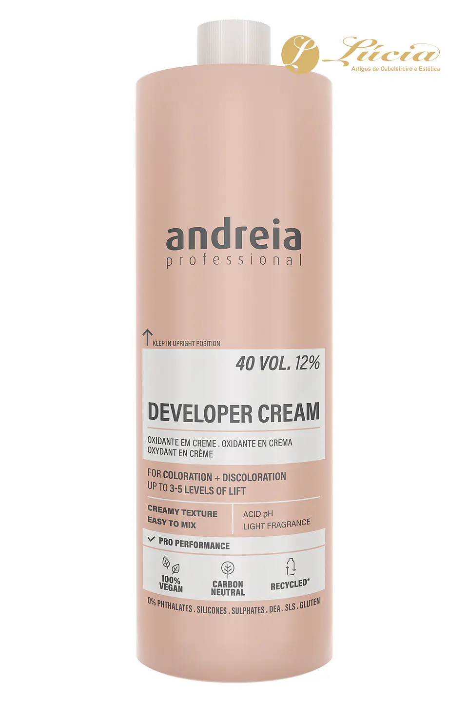 Oxidante em creme 40V 1000ml 1